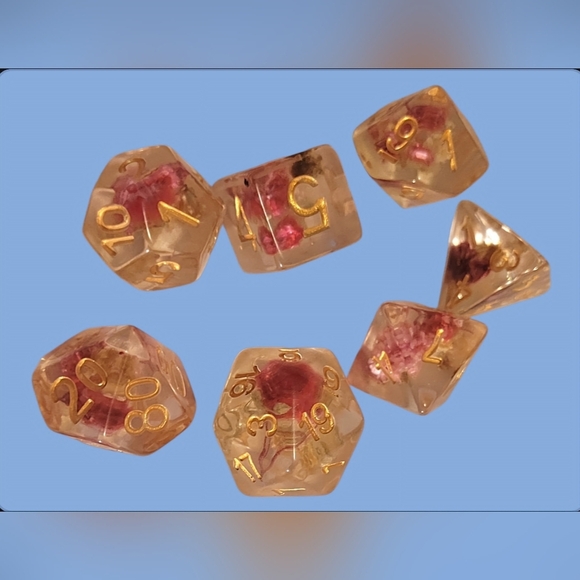 MTG MAGIC THE GATHERING PREMIUM 2 SIDED LIFE COUNTER & CUSDIE ROSE DICE ~ DND - Picture 3 of 7